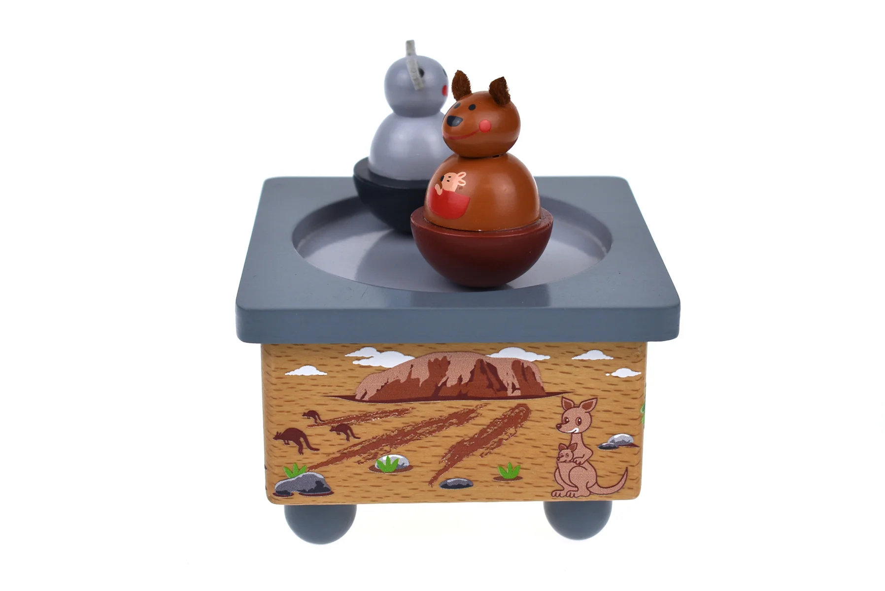 Koala Dream Koala and Kangaroo Dancing to Waltzing Matilda Song Musical Box 3 https://nicetribe.com.au/shop/musical-toys/koala-dream-koala-kangaroo-music-box/ MI128 2