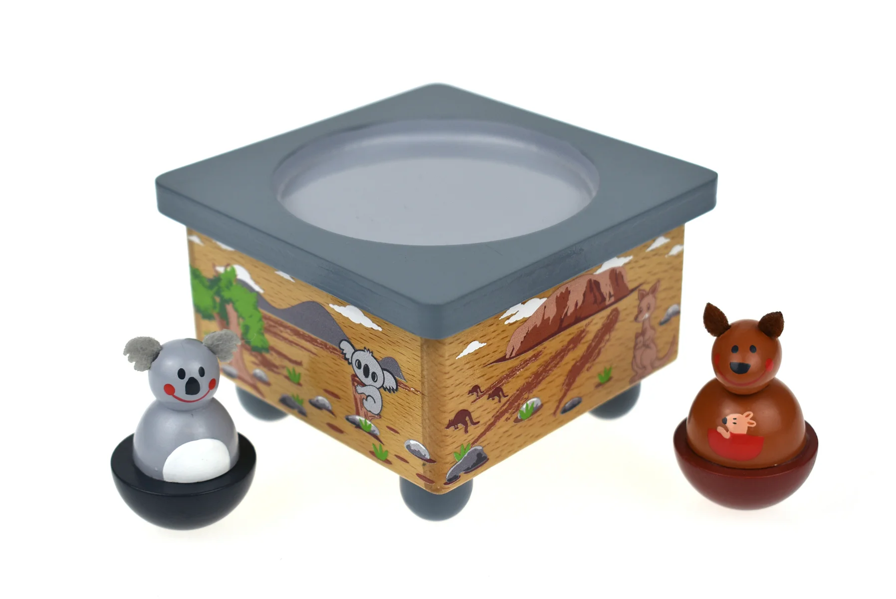 Koala Dream Koala and Kangaroo Dancing to Waltzing Matilda Song Musical Box 5 https://nicetribe.com.au/shop/musical-toys/koala-dream-koala-kangaroo-music-box/ MI128 4