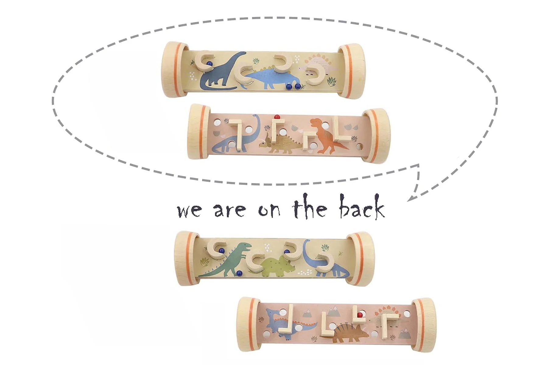 Kaper Kidz Dinosaur Labyrinth In Tube Double Sided D2