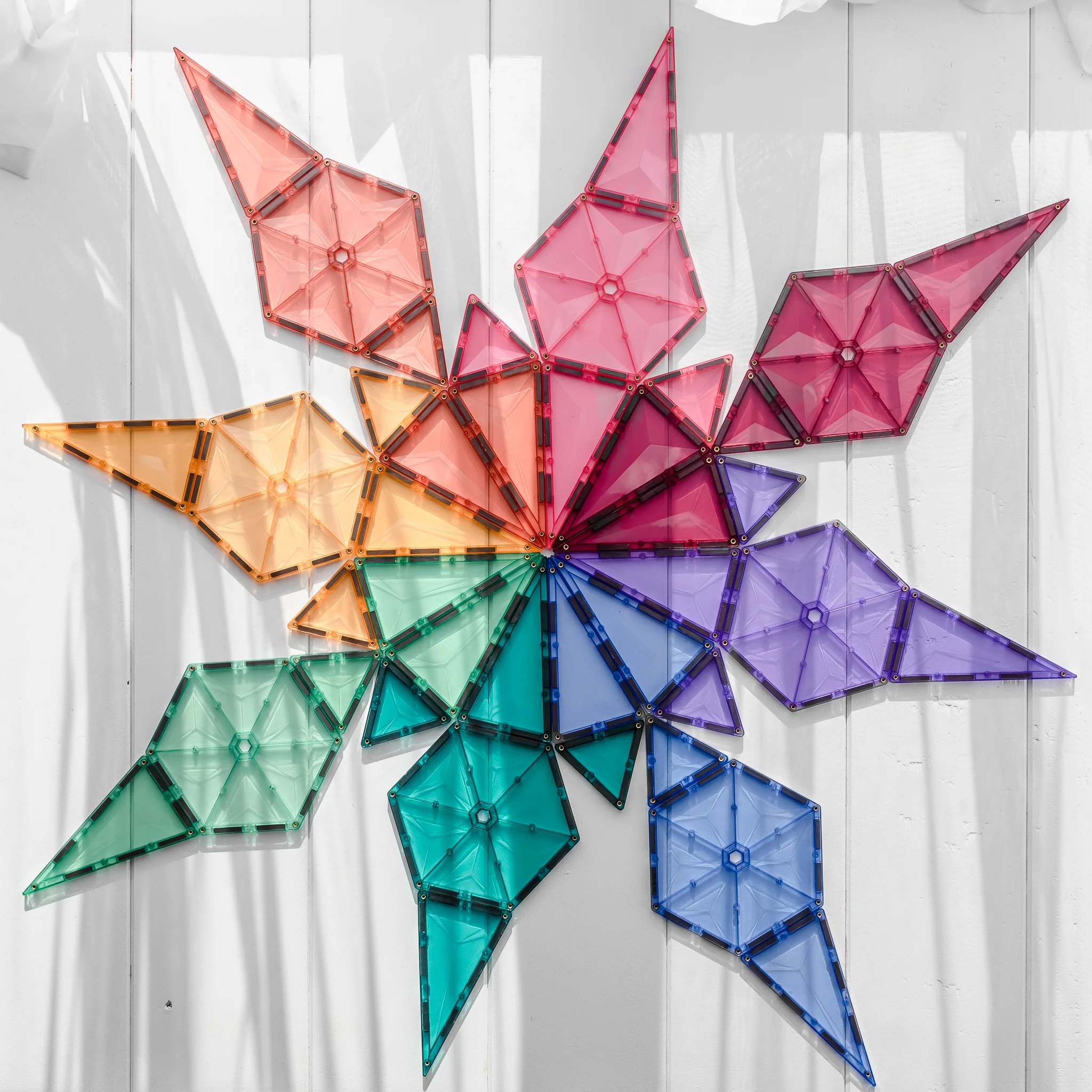 Connetix 202 Piece Pastel Mega Pack Magnetic Tiles - Image 11