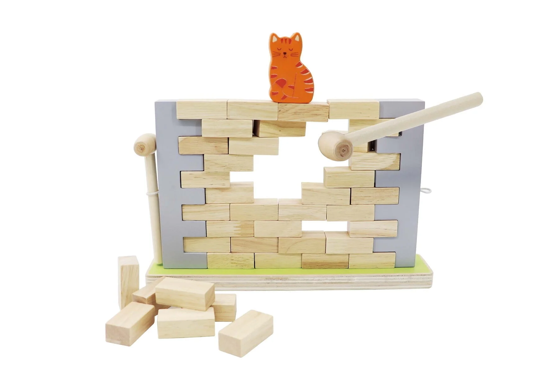 Kaper Kidz Blocks Wooden Jenga Wall Board Game