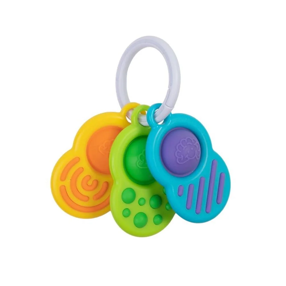 Fat Brain Toys Dimpl Clutch Silicone Teether