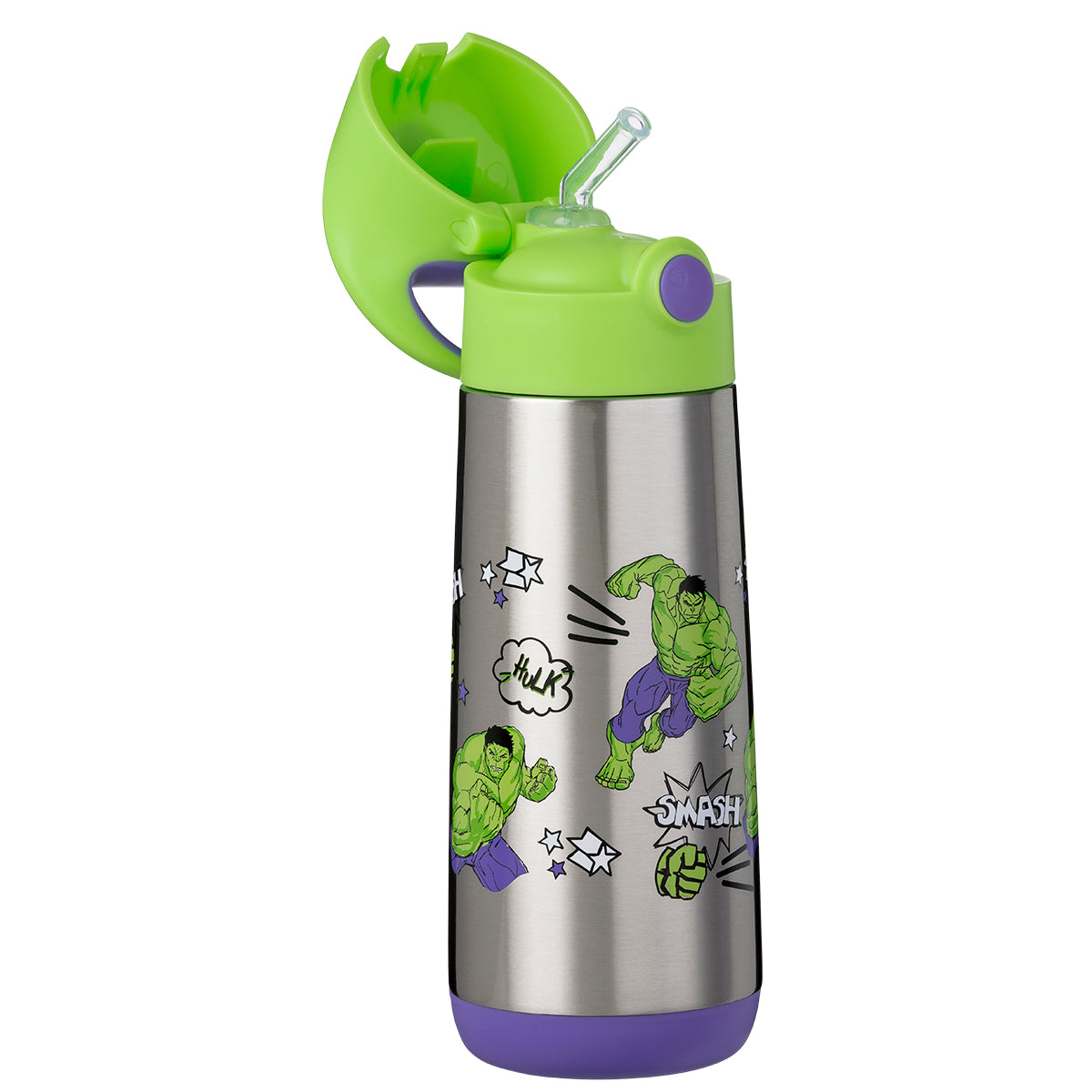 B.box Insulated Drink Bottle 500ml Hulk