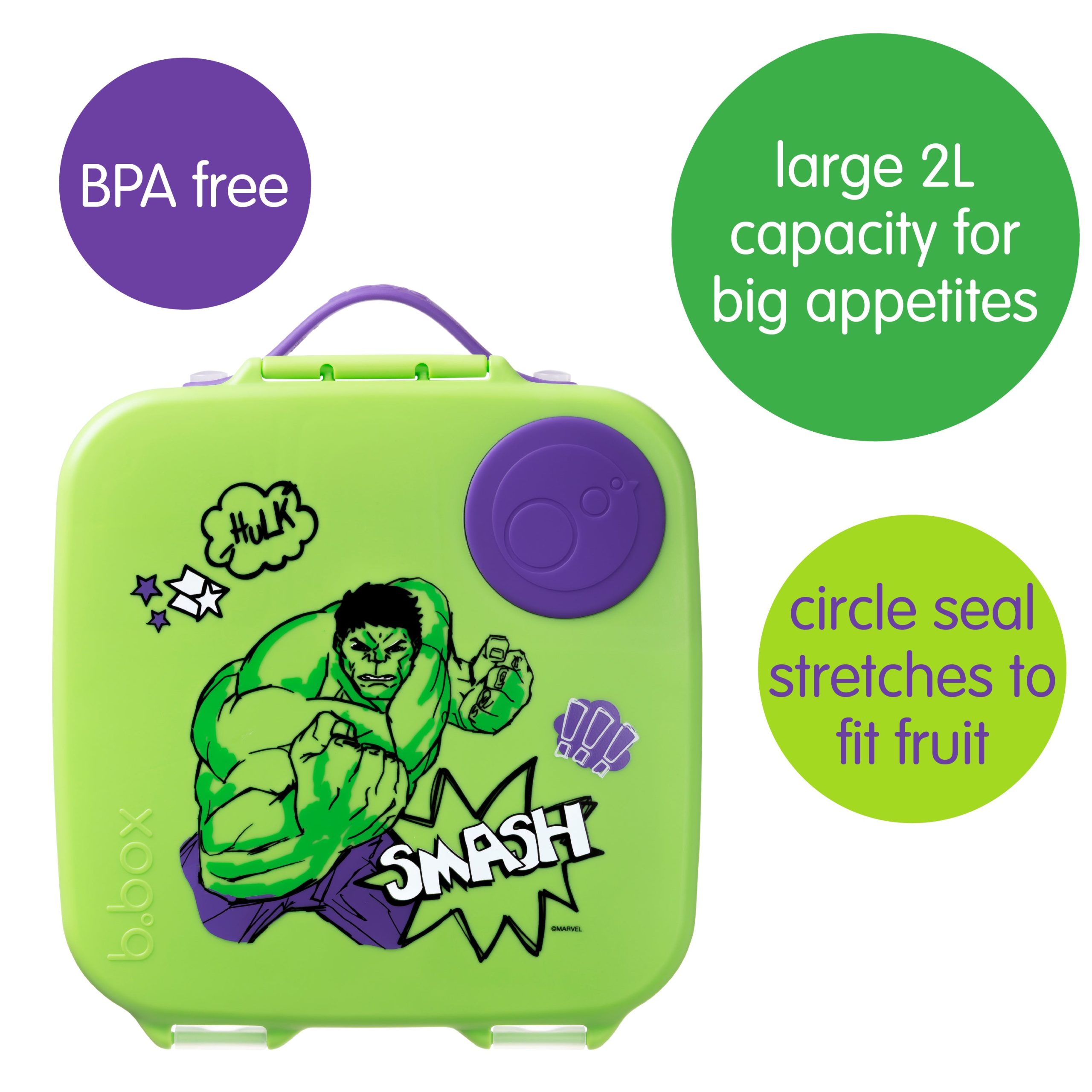 B.box Lunchbox Hulk 8 https://nicetribe.com.au/shop/tablewares/b-box-lunchbox-hulk/ Hulk Amazon Lunchbox 02.jpg