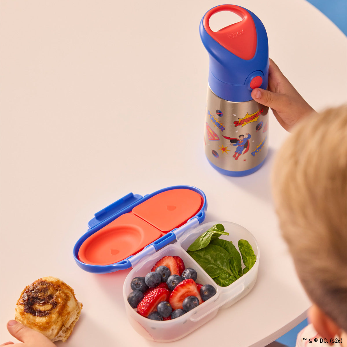 B.box Snackbox Superman 3 https://nicetribe.com.au/shop/tablewares/b-box-snackbox-superman/ SupermanLifestyles Ecomm1200px 027.jpg